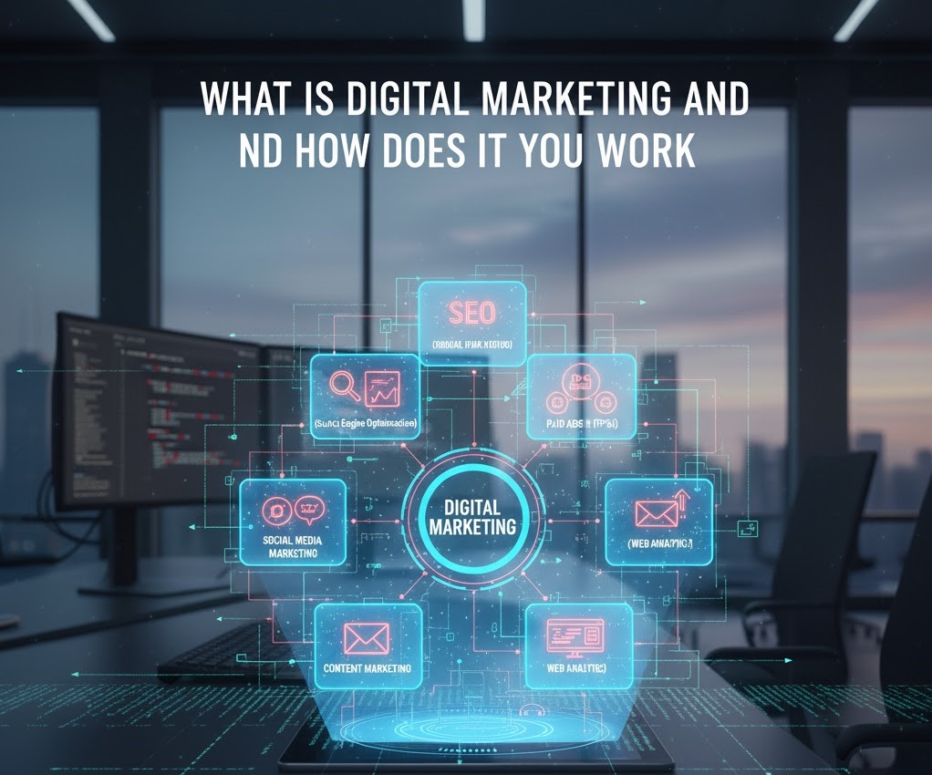 Featured image for blog post titled: What Is Digital Marketing and How Does It Work
